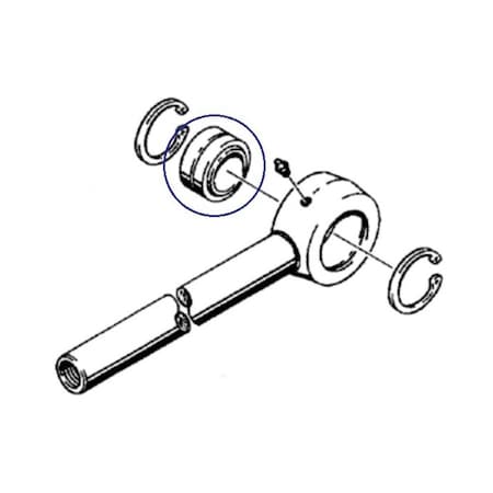 Aftermarket 1544 New Crawler Dozer Self Aligning Bushing Fits Case 1150E 1150G 1150H 1155E DFB10-0002